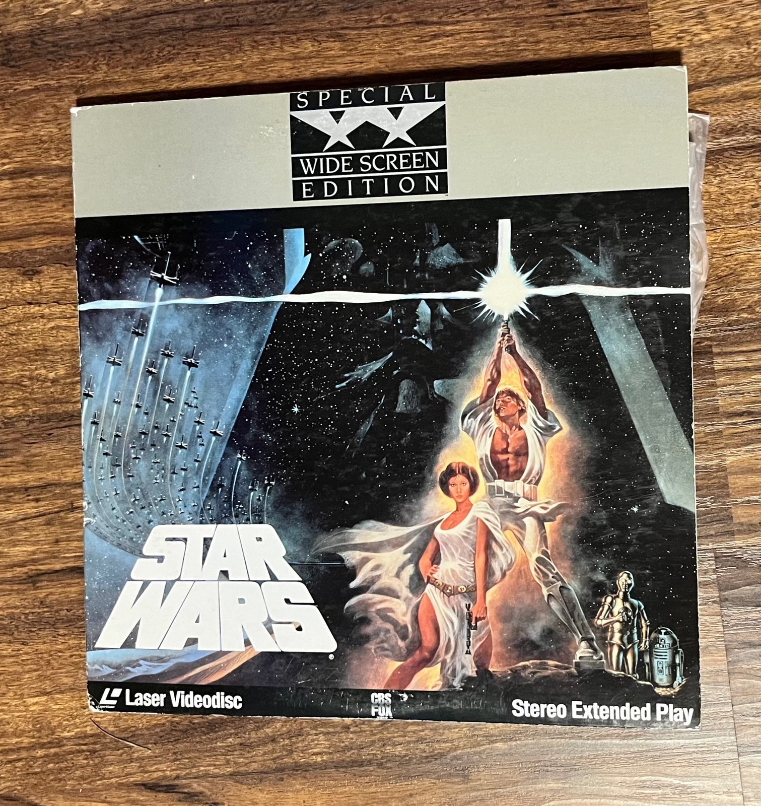 1989 Star Wars Stereo Extended Play Laser Videodisc Special Wide Screen Edition