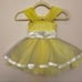 Weissman Dance costume Yellow Sequins tutu ballet dress 11981 SC small child 6