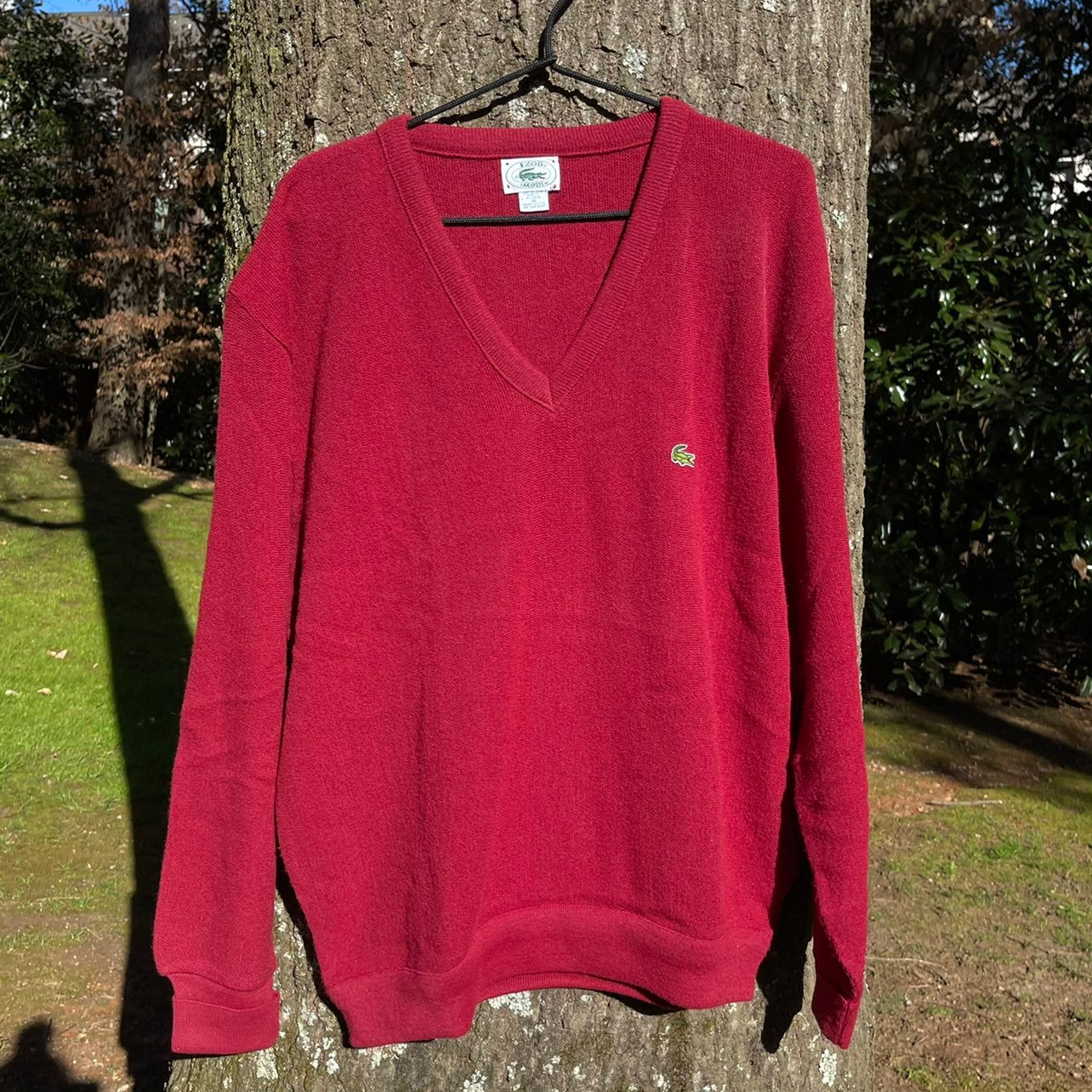 vintage lacoste sweater