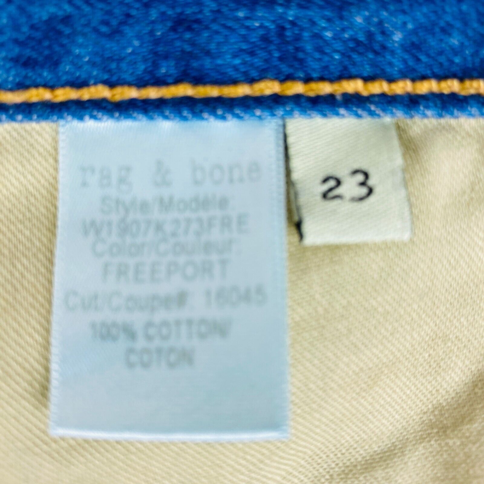 Rag & Bone Destroyed Bohemian Abrasions Fringed Jean Shorts Freeport Size 23