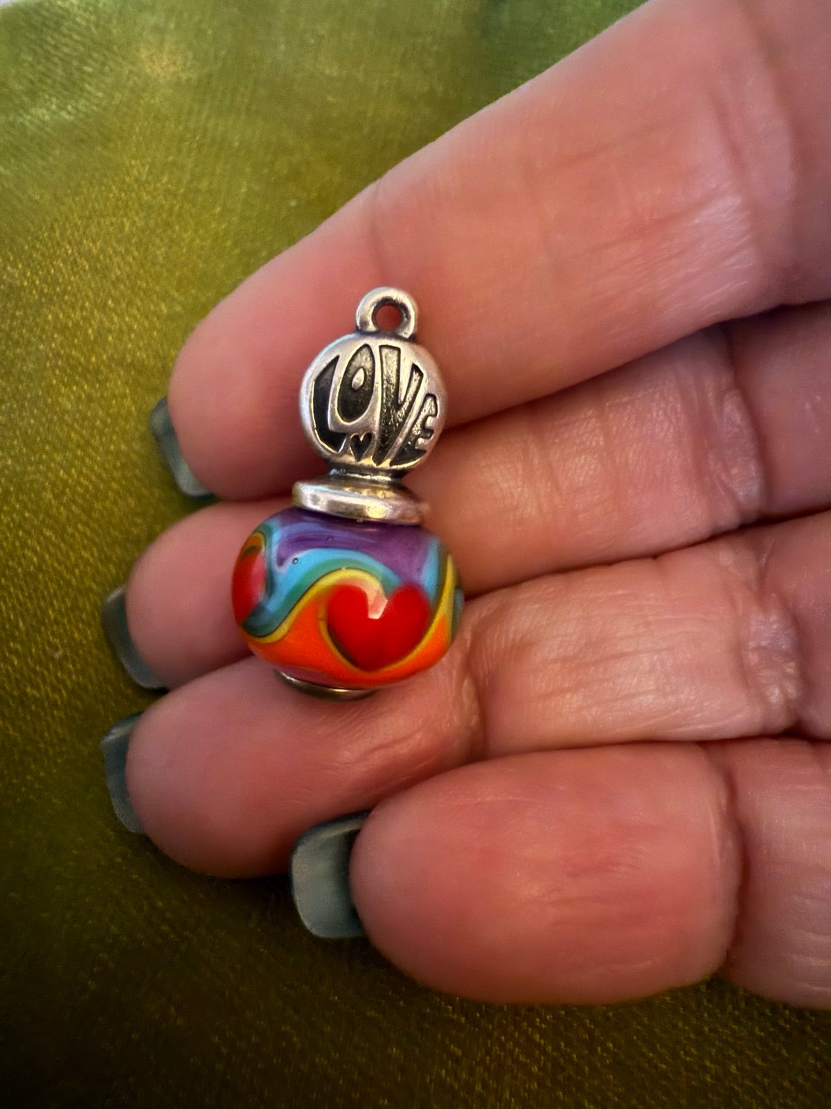 James Avery : Love Glass Finial