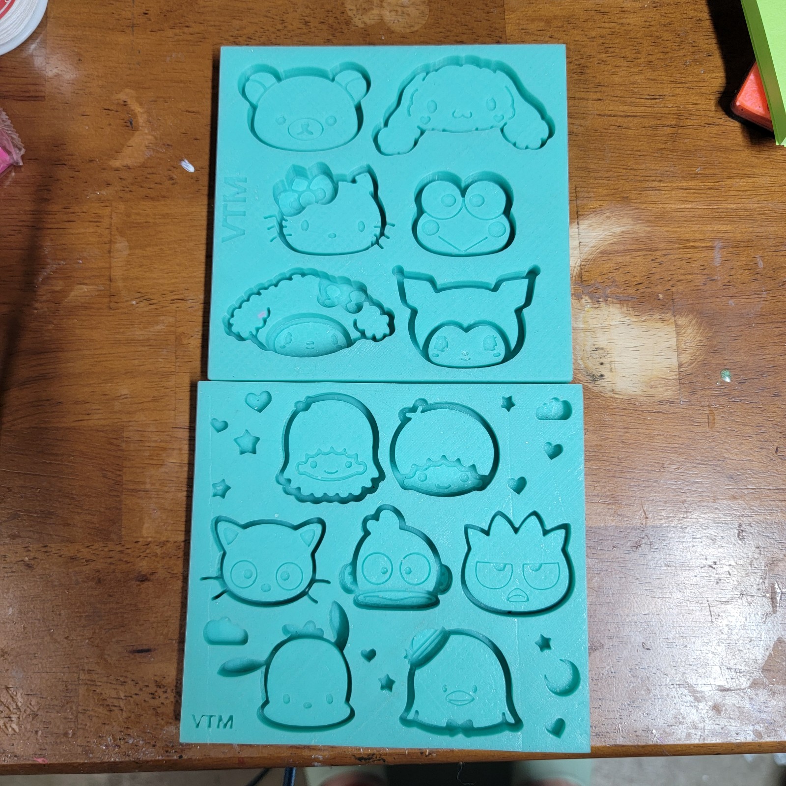 Cute Kawaii Resin Shaker Mold Palette