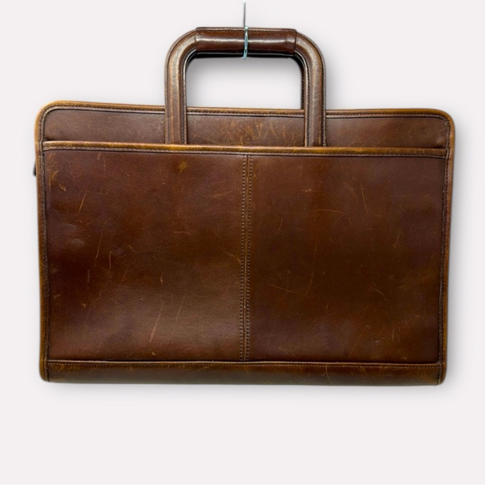 VTG 90s Coach ‘Associate’ Leather Attaché Retractable Handle Briefcase Laptop