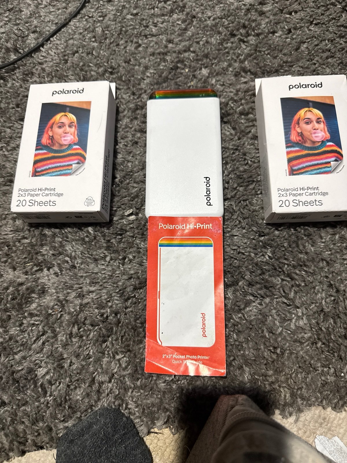 Polaroid Pocket Printer w/ 2 photo cartridges