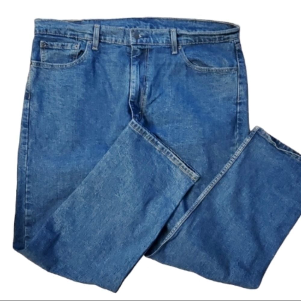 Levi Strauss 505 Mens Denim Blue Jeans 40x30