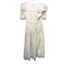 Vintage 80s Gunne Sax Jessica McClintock White Lace Short Sleeve Maxi Dress 5