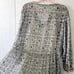 Free People Boho Ditzy Floral Sheer Tiered V Neck Peasant Dress Cottage Small
