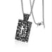 925 Sterling Silver Cubic Zirconia Initial Pendant, UU1P6A6174