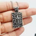 925 Sterling Silver Cubic Zirconia Initial Pendant, UU1P6A6174