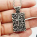 925 Sterling Silver Cubic Zirconia Initial Pendant, UU1P6A6174