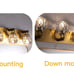 Gold Vanity Lights 2-Light Gold Crystal Bathroom Vanity Lights Over Mirror Moder