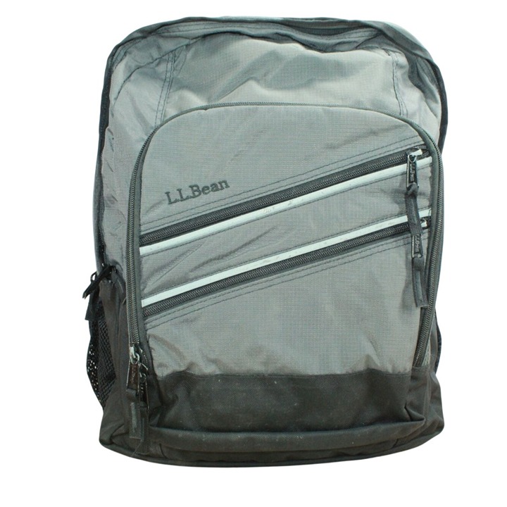 LL Bean Unisex Adult Nylon Super Deluxe Book Pack 41L School Backpack Alloy Gray