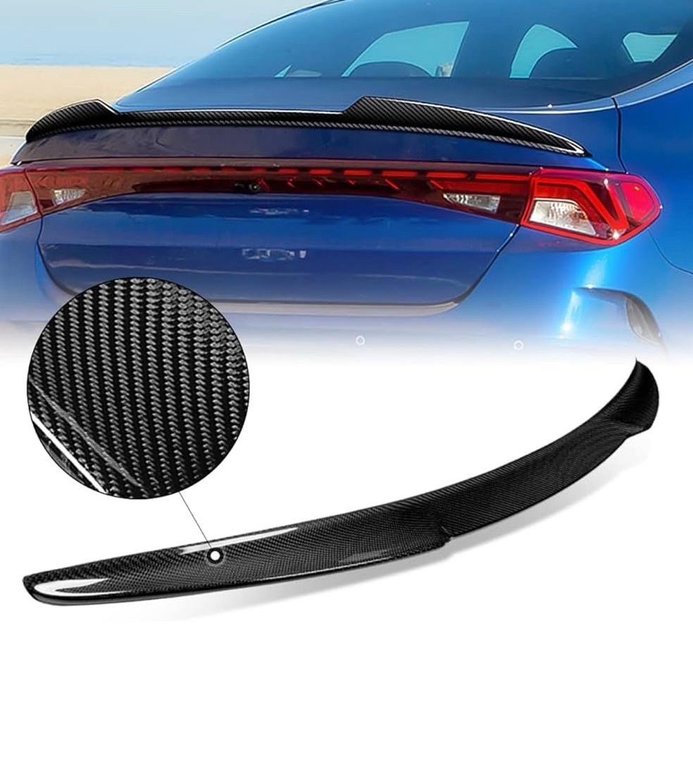 21-23 Kia K5 carbon fiber trunk lid spoiler alerón de la tapa del maletero de f