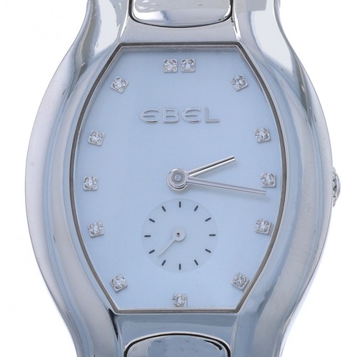 Ebel Beluga Tonneau Ladies Wristwatch 9014G31.46500648 Stainless Quartz WA0103