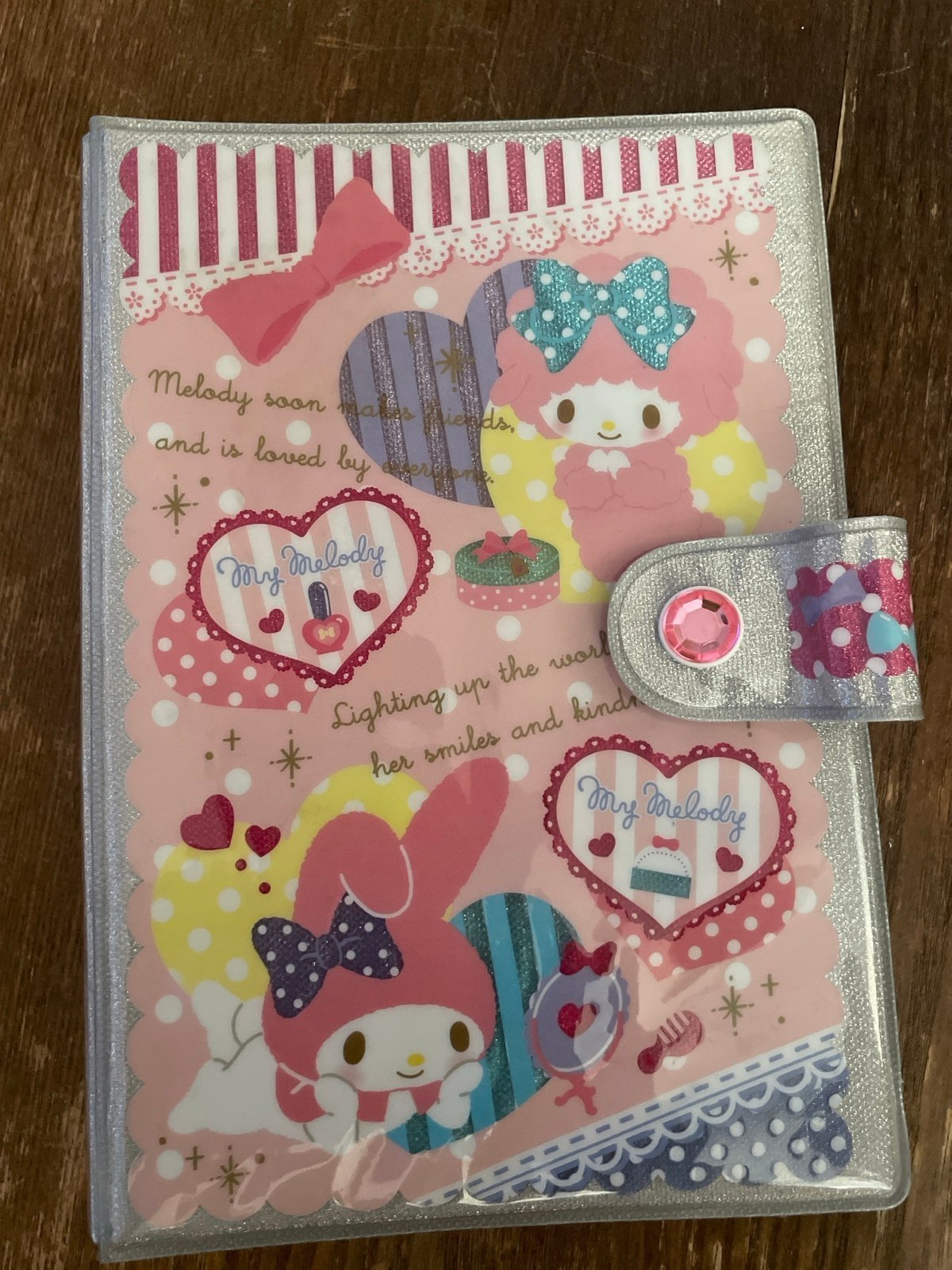 2013 Sanrio My Melody hard cover binder organizer /planner