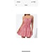 Lusana Rosa Poplin Sleeveless Tiered Mini Dress Marlo Stripe Women's XS
