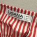 Lusana Rosa Poplin Sleeveless Tiered Mini Dress Marlo Stripe Women's XS