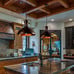 Copper Tone Industrial Pendant Light Nautical Beachy Farmhouse Home Restaurant