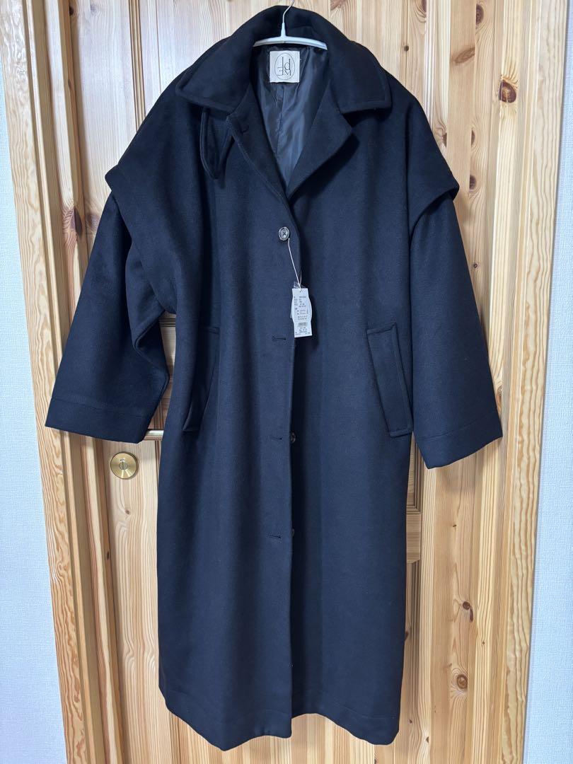 【Brand new with tags】 idem/2-way long wool coat