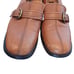 Coach Loafer Shoe Buckle 9.5B No Heel Camel Butterscoth