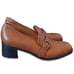 Coach Loafer Shoe Buckle 9.5B No Heel Camel Butterscoth