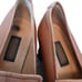 Coach Loafer Shoe Buckle 9.5B No Heel Camel Butterscoth