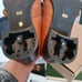 Coach Loafer Shoe Buckle 9.5B No Heel Camel Butterscoth