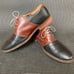Cole Haan Men’s 10.5 Shoes Black Brown Oxford Saddle City Smart Office Career