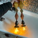 Set of two plug in lights