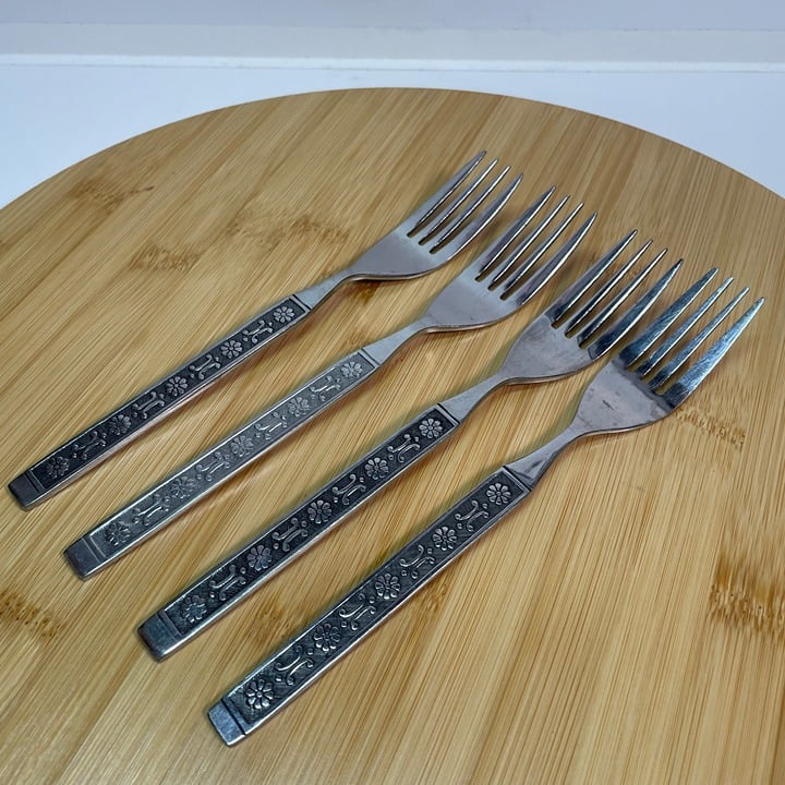 Vintage Present Ameris Dinner Fork Stainless Steel Korea Mid Century Modern