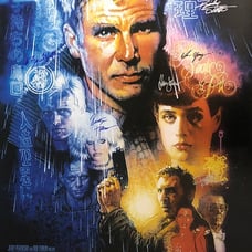 Blade runner Signed Movie Poster