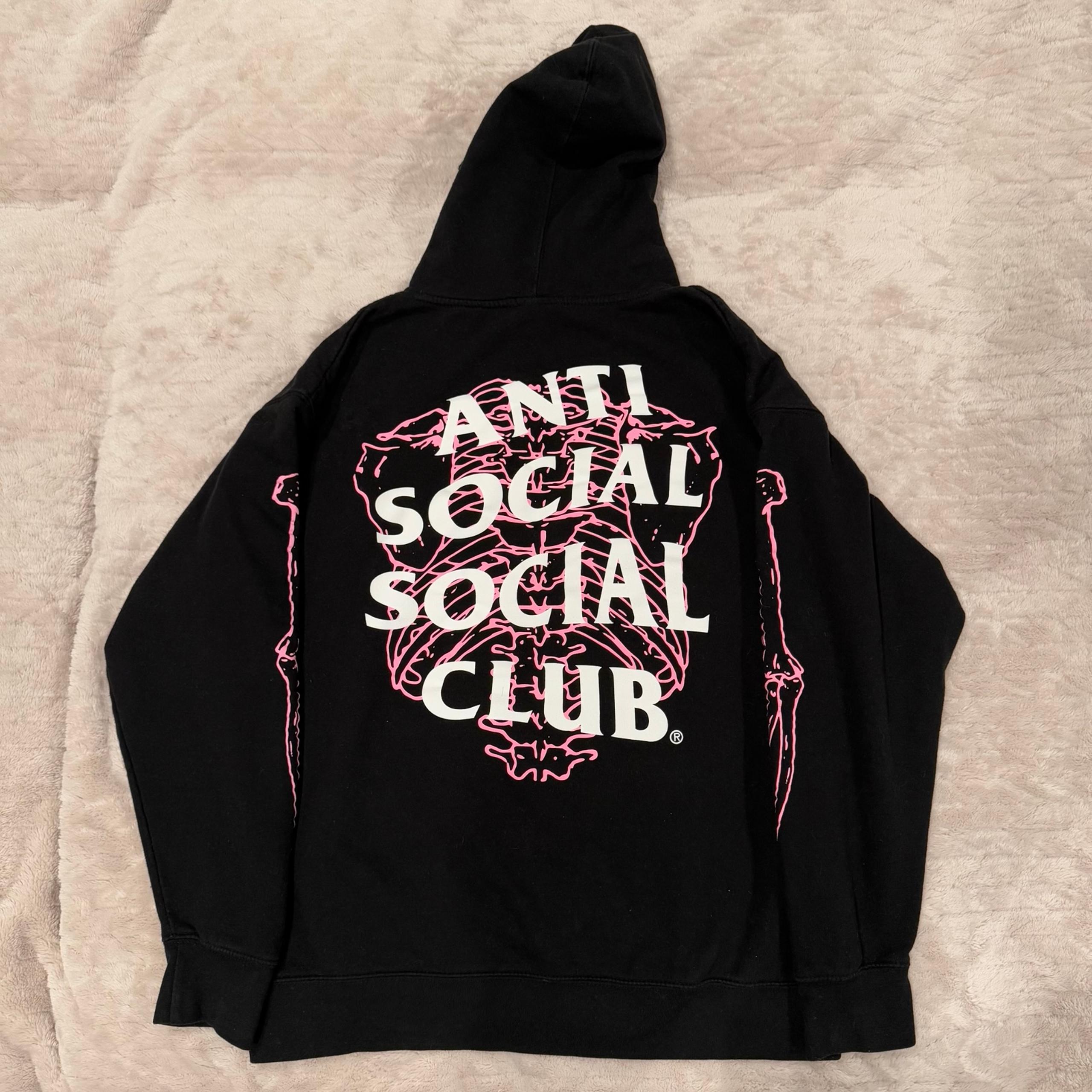 Anti Social Social Club Skeleton Hoodie Men’s L