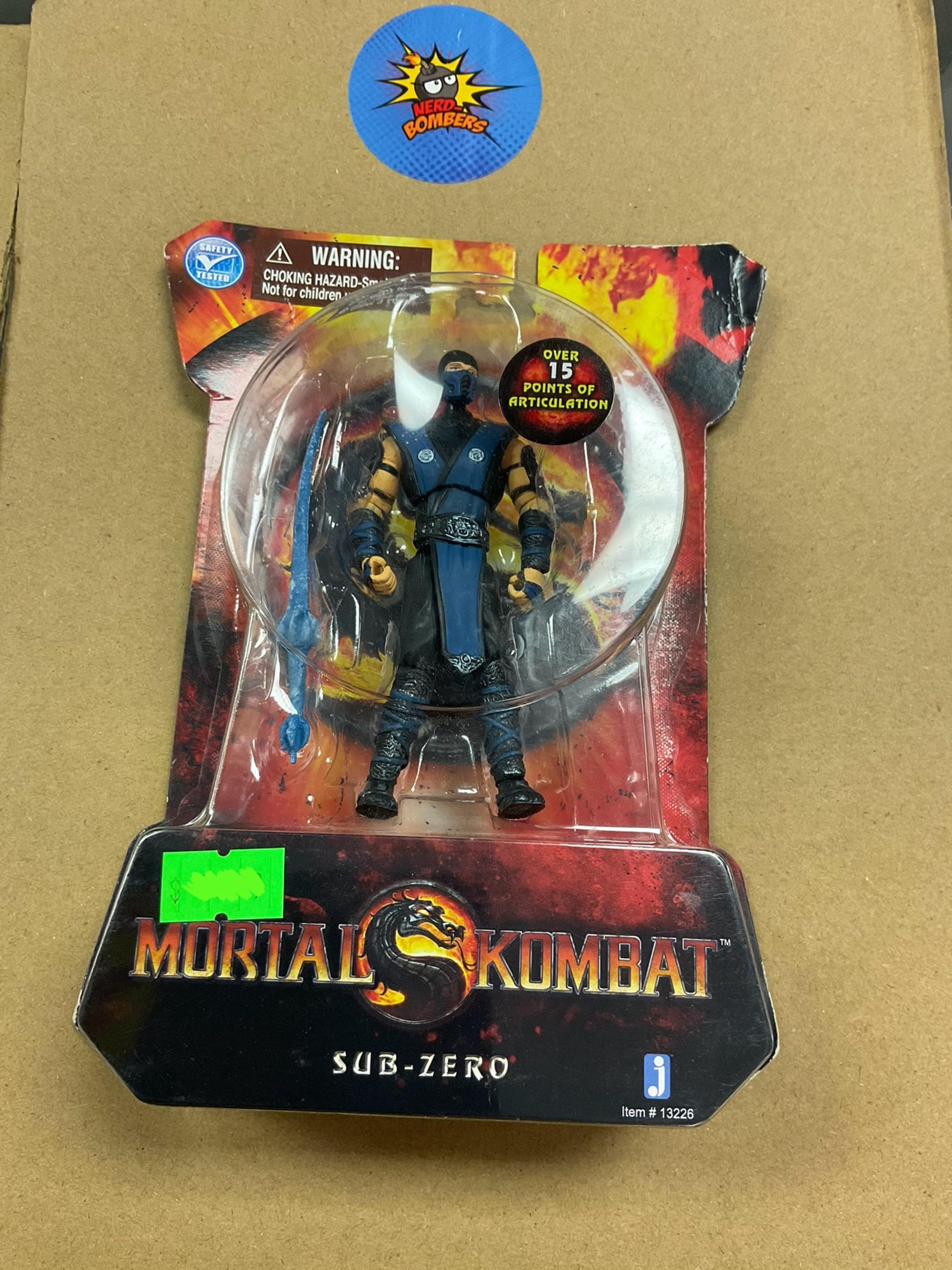 Jazwares Inc. Mortal Kombat SUB-ZERO Poseable Action Figure