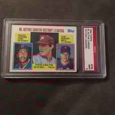 1984 Topps NL Active Career Victory Ldrs