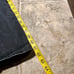 Vtg SOUTHPOLE Jeans Mens Black Dark Wash Y2K Baggy Skater Streetwear 38x30
