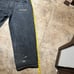 Vtg SOUTHPOLE Jeans Mens Black Dark Wash Y2K Baggy Skater Streetwear 38x30