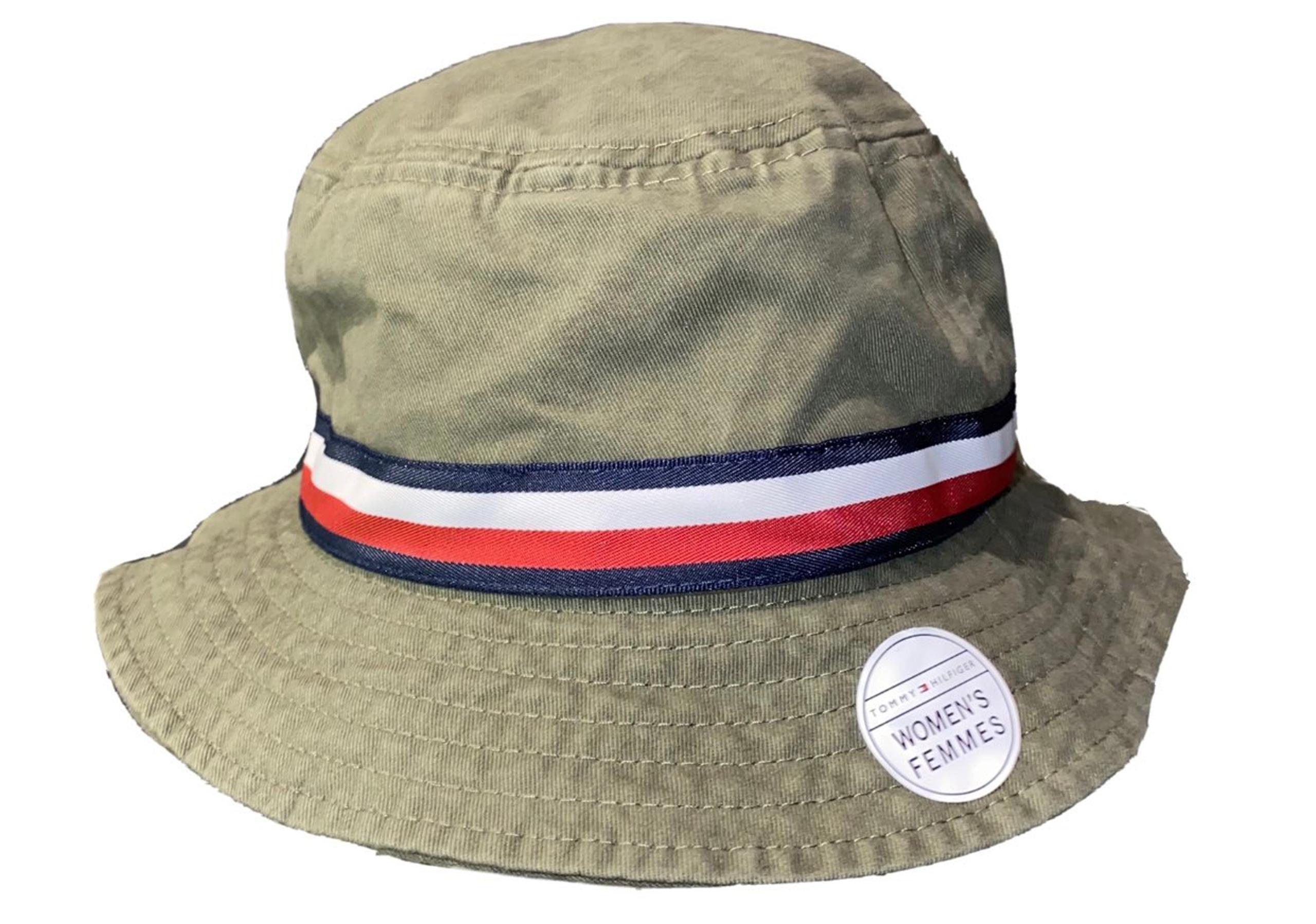 Womens Tommy Hilfiger Green Bucket Hat