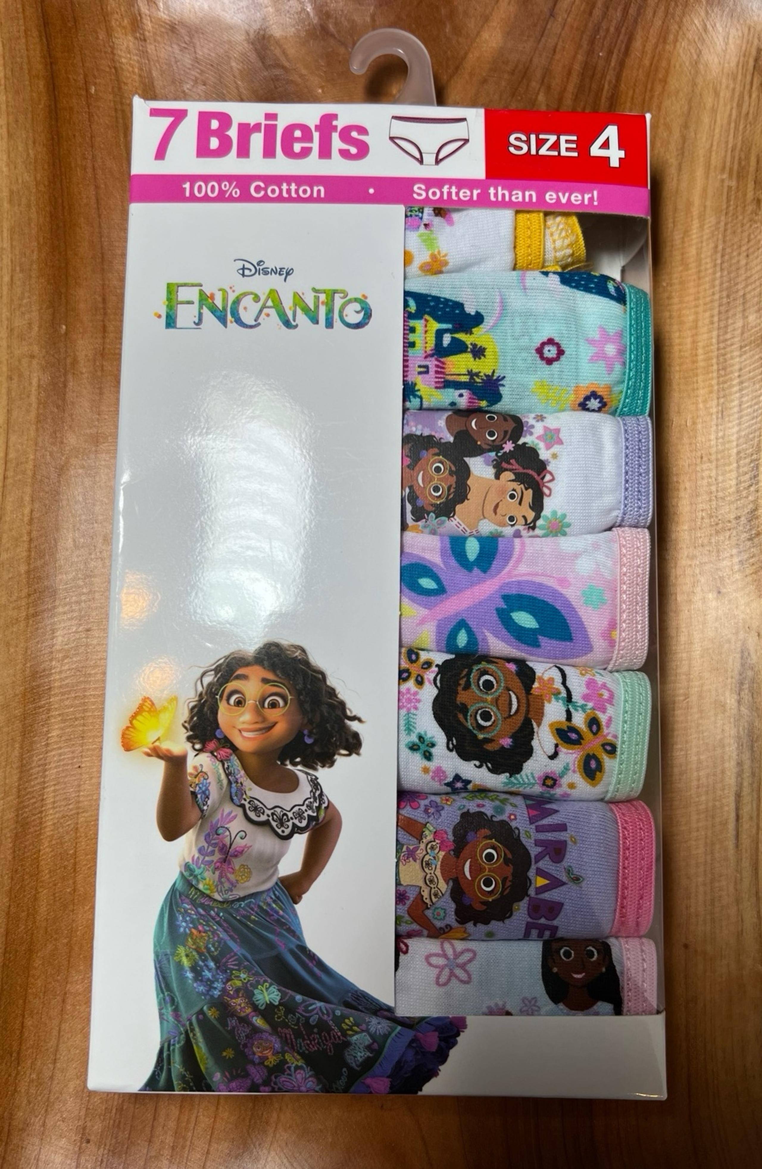 Disney Encanto girls size 4 briefs