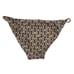 Zimmermann Bikini Swimsuit Bottom Sz 6/8 White Tan Black Side Rings NEW NWT 255