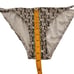 Zimmermann Bikini Swimsuit Bottom Sz 6/8 White Tan Black Side Rings NEW NWT 255