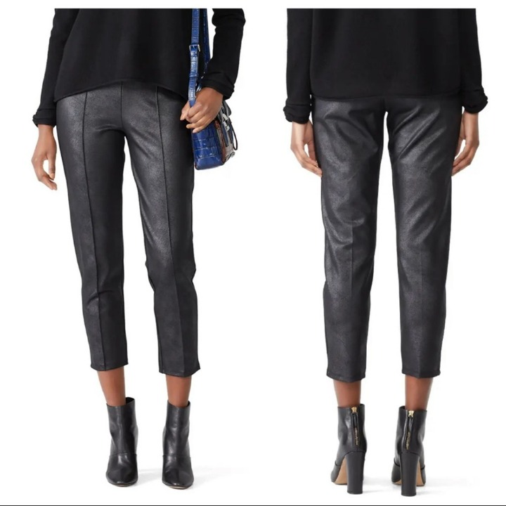 Leota Nia Coated Vegan Leather Pants XS