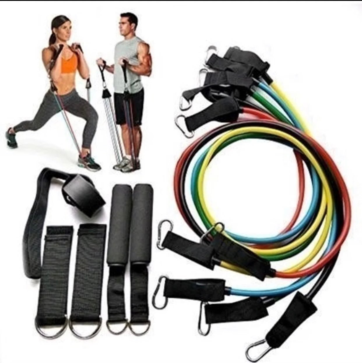 Workout Resistance Bands Kit Free Ship