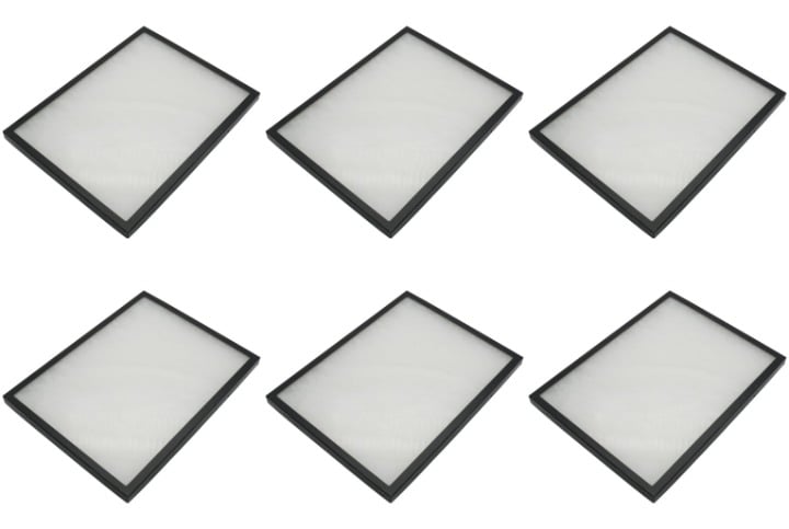 6 Specimen Antique Display Cases Frame Black with Glass Top 16 x 12 x 3/4