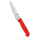 Spyderco Kitchen Utility Knife 4.48 Serrated Red Polypropylene Handle K05SRD