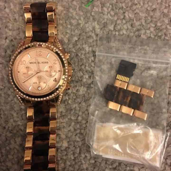 Michael kors watch tortoiseshell