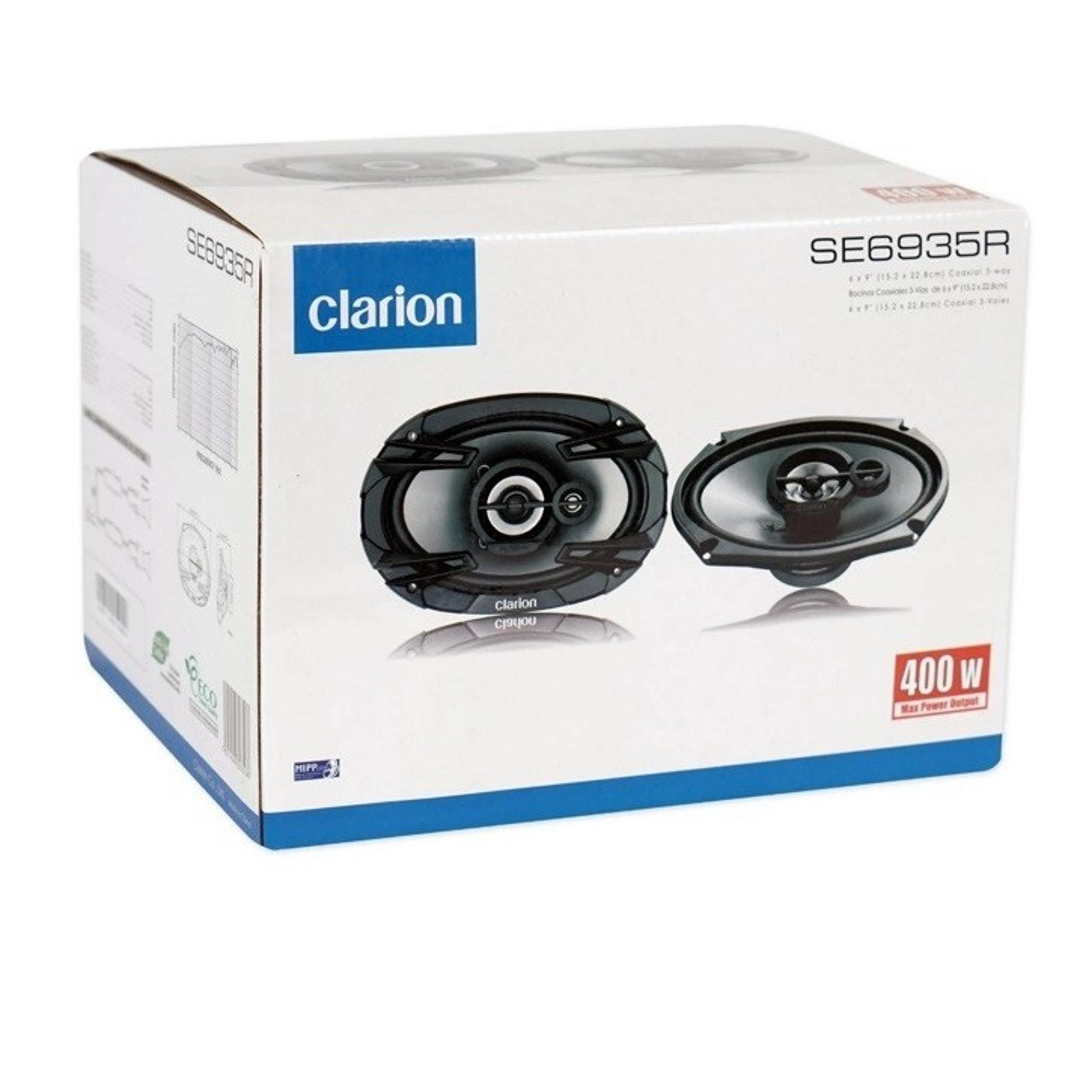Clarion Mobile Electronics SE6935R 400 -Watt 6" x 8" Set of 2 3-Way Car Speakers