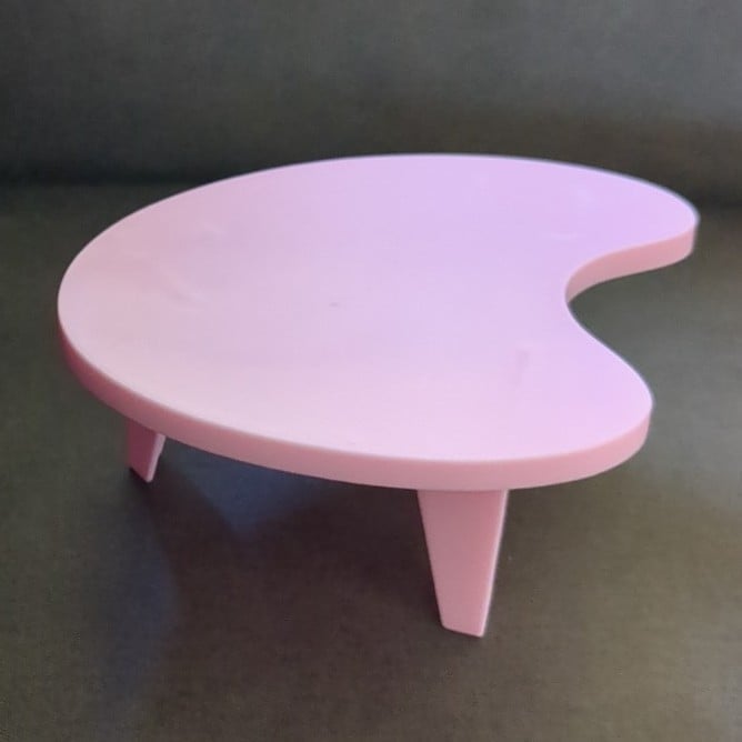 Mattel Barbie Fashion Doll BOOMERANG TABLE Atomic E Furniture CLONE M.I.I. 1999