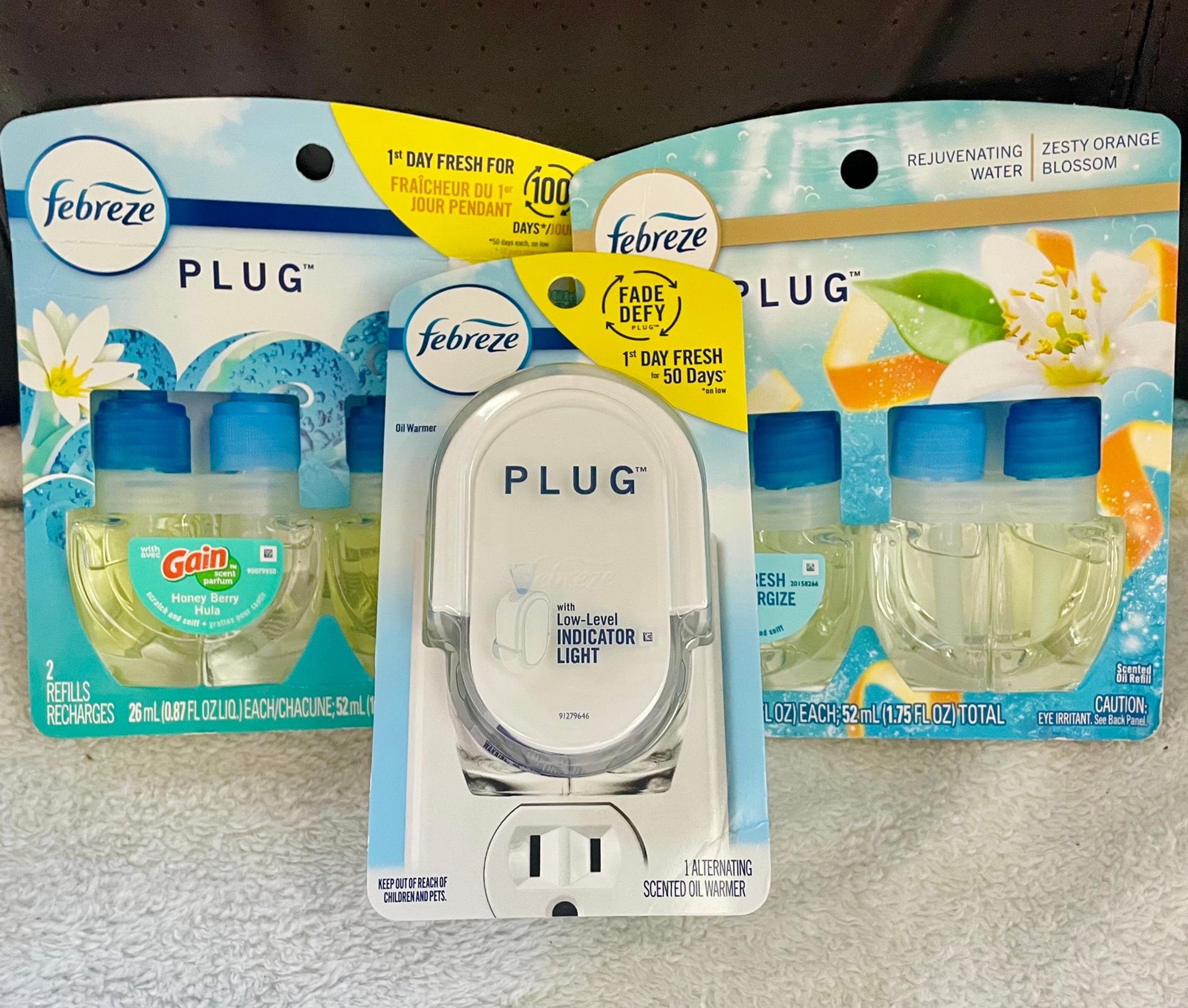 Febreze plug-in w/ 2 refill packs