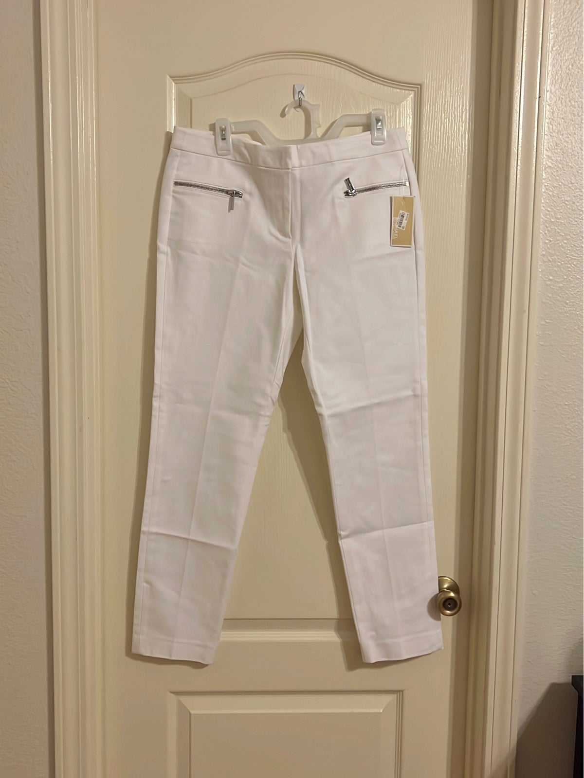 Michael Kors White Dress Pants Size 10 MF43GANC64