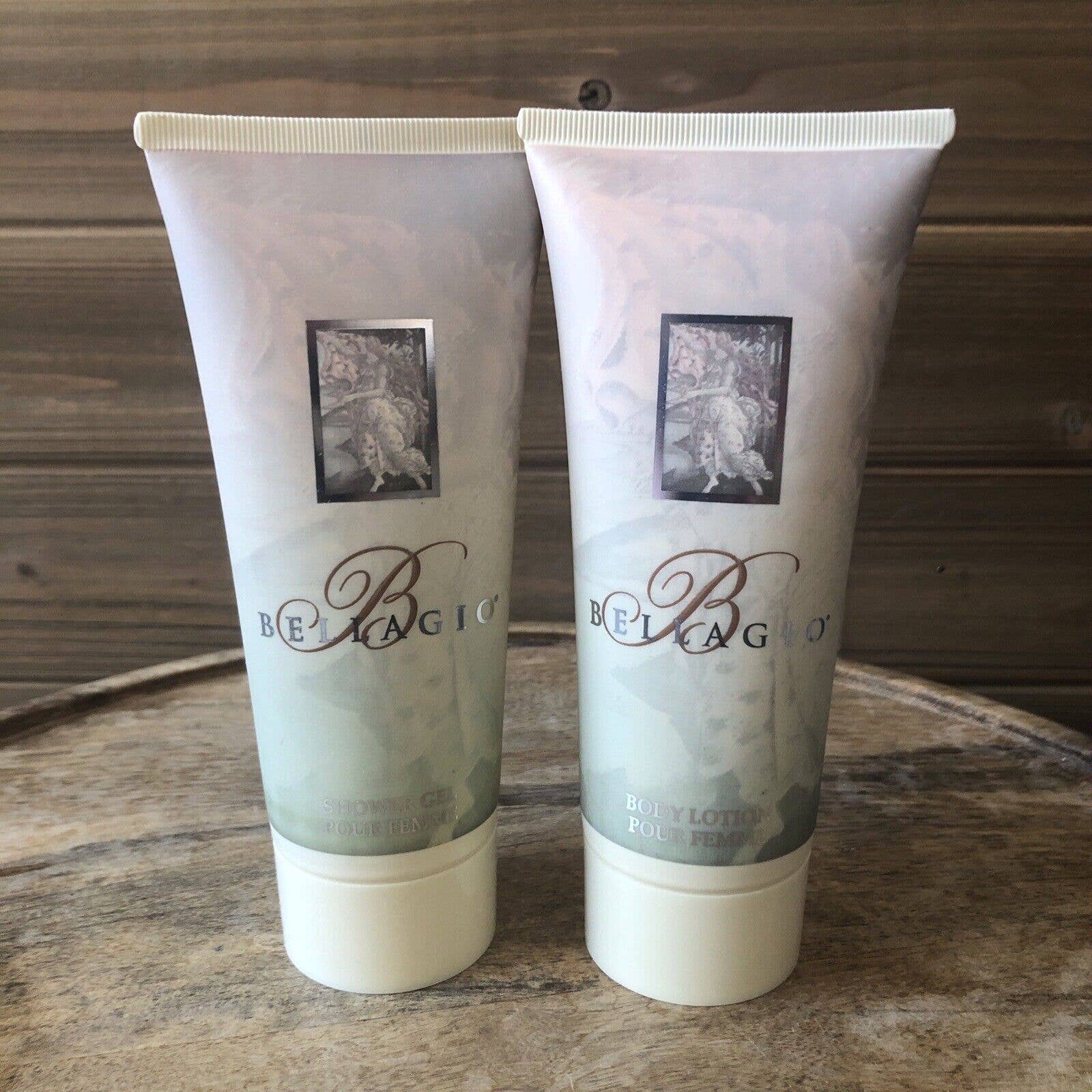 Bellagio Shower Gel And Body Lotion Pour Femme 6.8oz Each